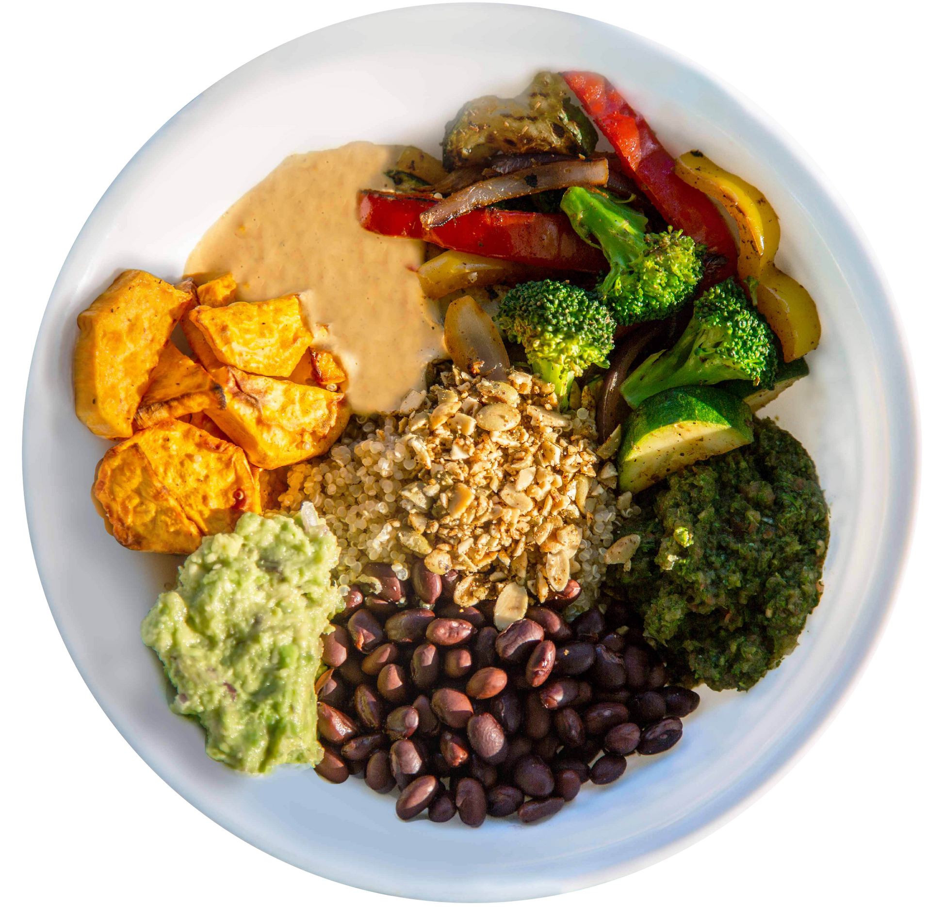 vegan Mexican bowl in Des Moines, Iowa